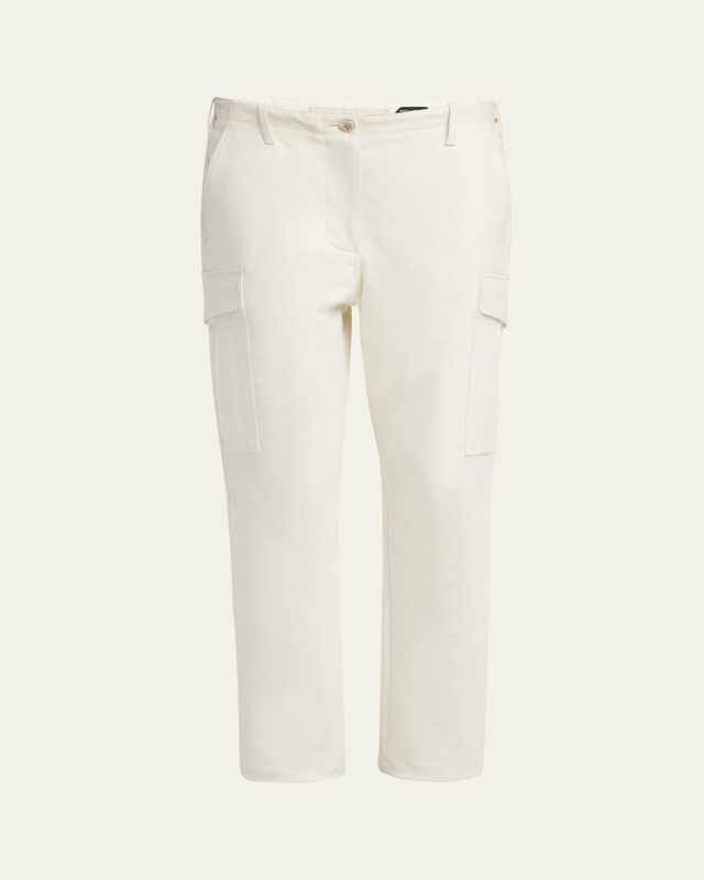 Straight-Leg Cargo Trousers
